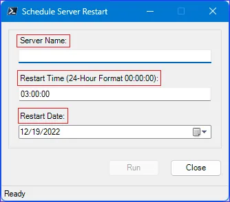 ScriptoForm with example Label control